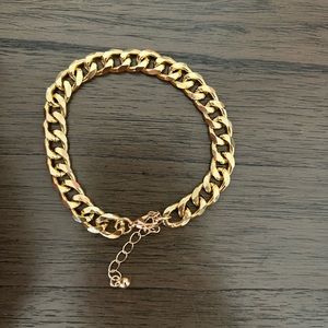 Gold Plated Cuban Bracelet. Brand new!